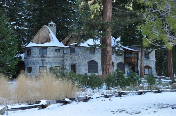 Vikingsholm Castle, na Emerald Bay, sul do Lake Tahoe, na Califórnia, nos Estados Unidos